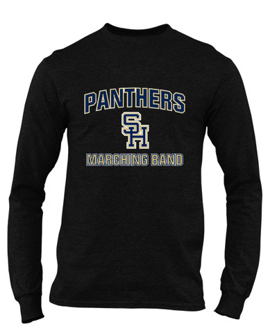 Sweet Home Panthers SH Script Marching Band Men's LS T-Shirt