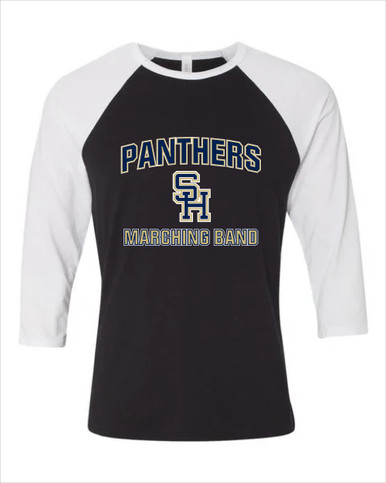 Sweet Home Panthers SH Script Marching Band Men's Baseball T-Shirt