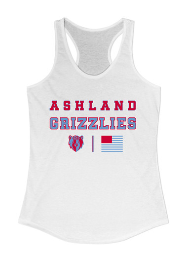 Ashland Grizzlies Spirit Flag Women's Tank Top