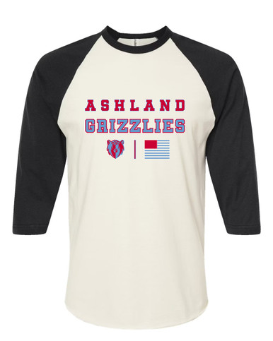 Ashland Grizzlies Spirit Flag Women's Baseball T-Shirt