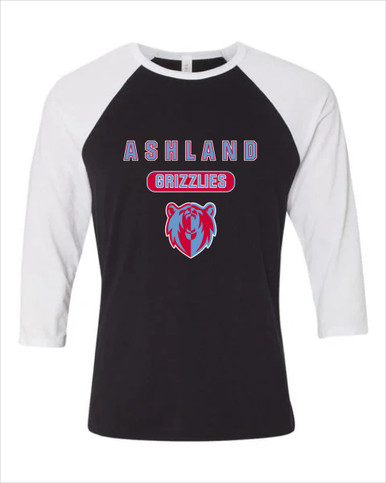 Ashland Grizzlies Mascot #3 Men's Baseball T-Shirt