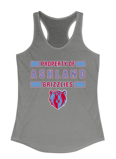 Ashland Grizzlies Property Of Women's Tank Top