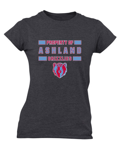 Ashland Grizzlies Property Of Women's Premium SS T-Shirt