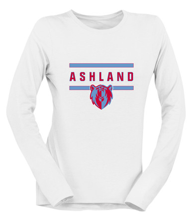 Ashland Grizzlies Mascot #4 Women's Premium LS T-Shirt