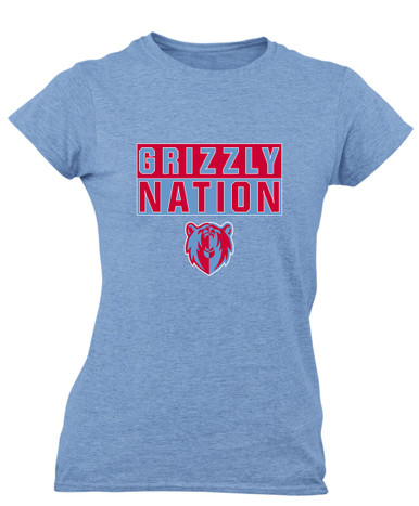 Ashland Grizzlies Nation #1 Women's SS T-Shirt