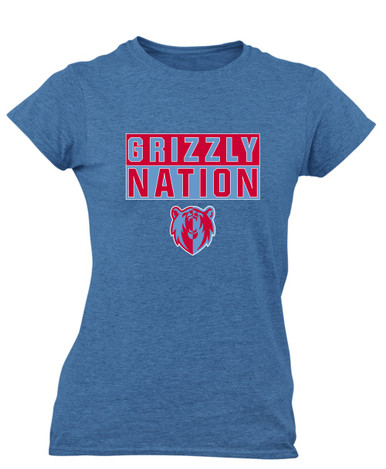 Ashland Grizzlies Nation #1 Women's Premium SS T-Shirt