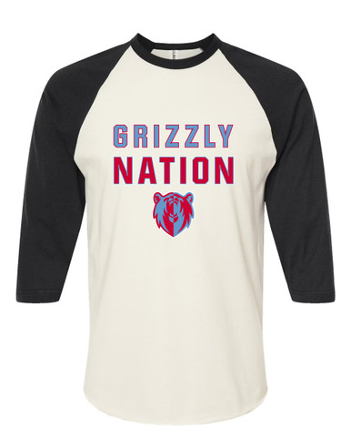 Ashland Grizzlies Nation #2 Women's Baseball T-Shirt