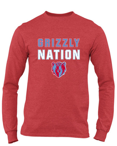 Ashland Grizzlies Nation #2 Men's LS T-Shirt