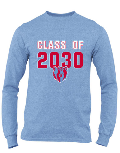 Ashland Grizzlies Class of 2030 Men's LS T-Shirt
