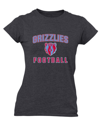 Ashland Grizzlies Football #1 Women's Premium SS T-Shirt