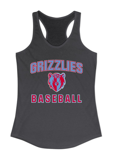 Ashland Grizzlies Baseball #1 Women's Tank Top