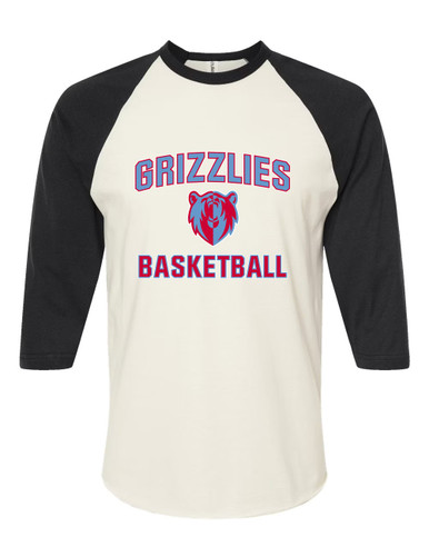 Ashland Grizzlies Basketball #1 Women's Baseball T-Shirt