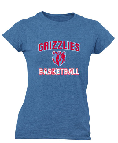 Ashland Grizzlies Basketball #1 Women's Premium SS T-Shirt