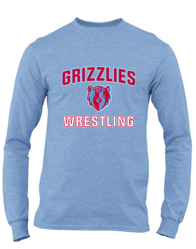 Ashland Grizzlies Wrestling Men's LS T-Shirt