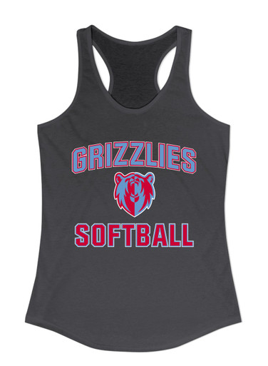 Ashland Grizzlies Softball #1 Women's Tank Top