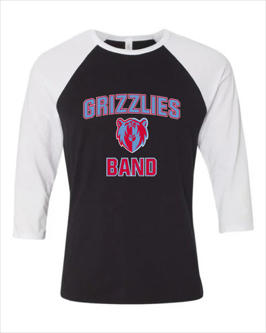 Ashland Grizzlies Band # 1 Women's Baseball T-Shirt