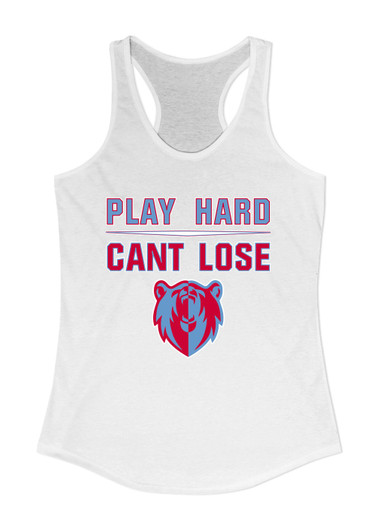 Ashland Grizzlies Play Hard, Can't Lose Women's Tank Top