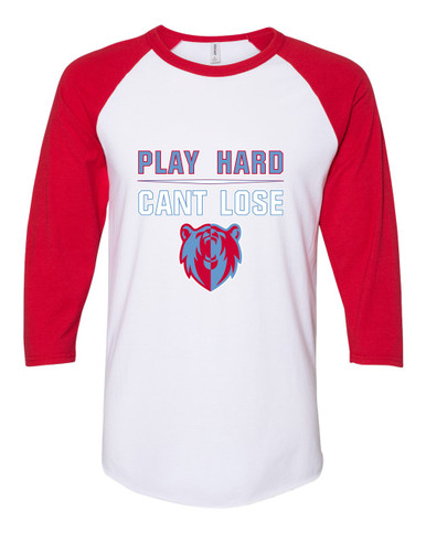 Ashland Grizzlies Play Hard, Can't Lose Men's Baseball T-Shirt