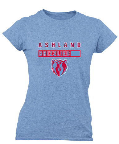 Ashland Grizzlies Mascot #7 Women's SS T-Shirt
