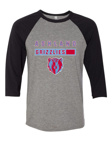 Ashland Grizzlies Mascot #7 Women's Baseball T-Shirt