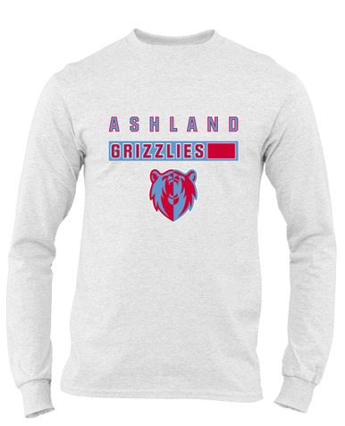 Ashland Grizzlies Mascot #7 Men's Premium LS T-Shirt