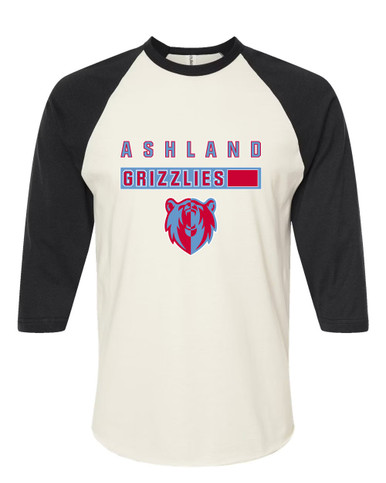 Ashland Grizzlies Mascot #7 Men's Baseball T-Shirt
