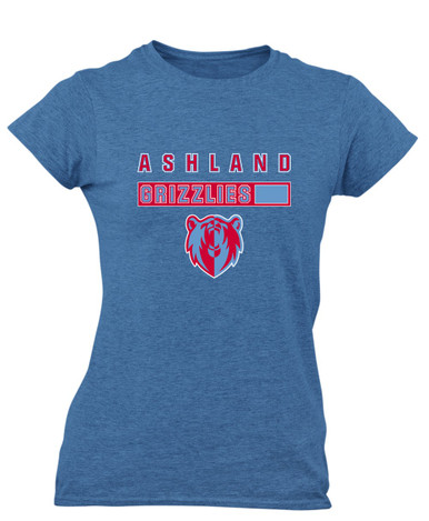 Ashland Grizzlies Mascot #7 Women's Premium SS T-Shirt