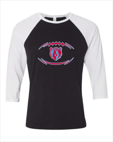 Ashland Grizzlies Football #3 Men's Baseball T-Shirt