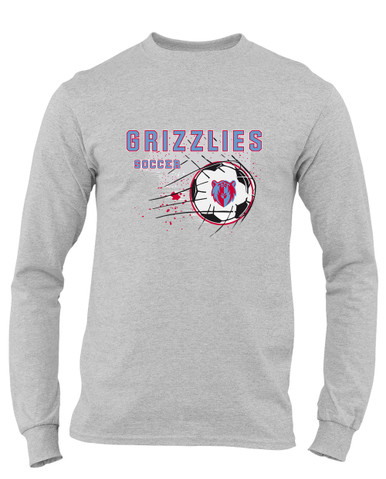 Ashland Grizzlies Soccer #2 Men's Premium LS T-Shirt