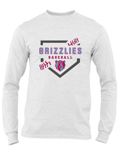 Ashland Grizzlies Baseball #2 Men's Premium LS T-Shirt