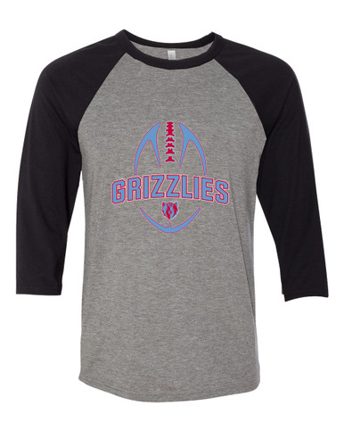 Ashland Grizzlies Football #5 Men's Baseball T-Shirt