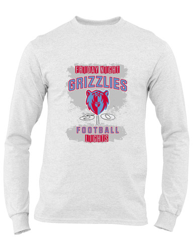 Ashland Grizzlies Football #6 Men's Premium LS T-Shirt