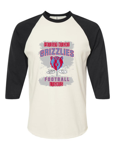 Ashland Grizzlies Football #6 Men's Baseball T-Shirt