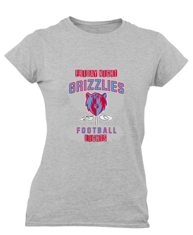 Ashland Grizzlies Football #6 Women's Premium SS T-Shirt