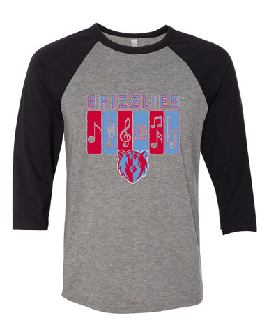 Ashland Grizzlies Band # 2 Women's Baseball T-Shirt