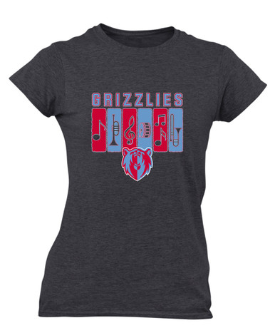 Ashland Grizzlies Band # 2 Women's Premium SS T-Shirt