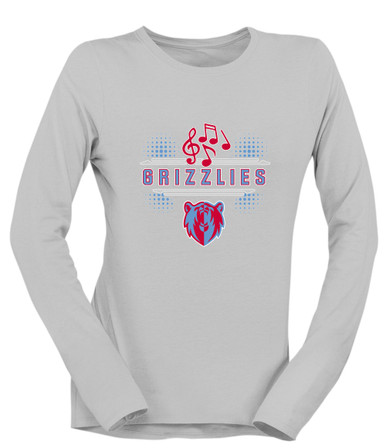 Ashland Grizzlies Band # 3 Women's LS T-Shirt