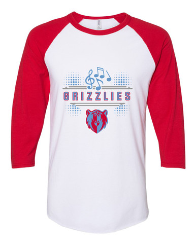 Ashland Grizzlies Band # 3 Men's Baseball T-Shirt