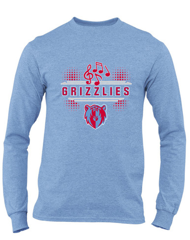 Ashland Grizzlies Band # 3 Men's LS T-Shirt