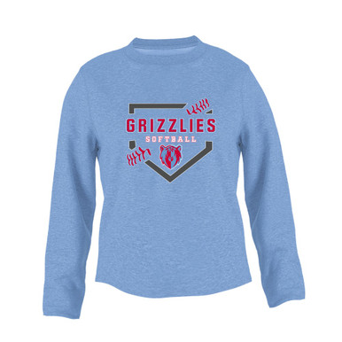 Ashland Grizzlies Softball #2 Women's Sweatshirt
