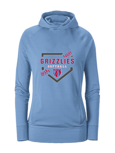 Ashland Grizzlies Softball #2 Women's Hoodie