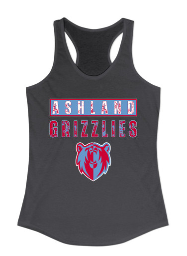 Ashland Grizzlies Mascot #9 Women's Tank Top