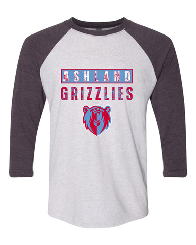 Ashland Grizzlies Mascot #9 Men's Baseball T-Shirt