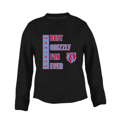 Ashland Grizzlies Best Grizzly Fan Women's Sweatshirt