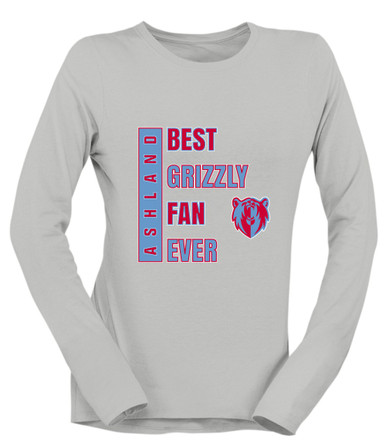 Ashland Grizzlies Best Grizzly Fan Women's Premium LS T-Shirt