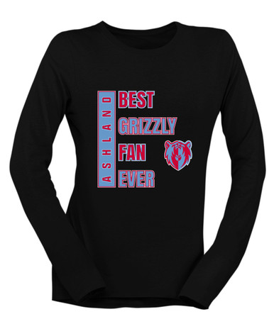 Ashland Grizzlies Best Grizzly Fan Women's LS T-Shirt