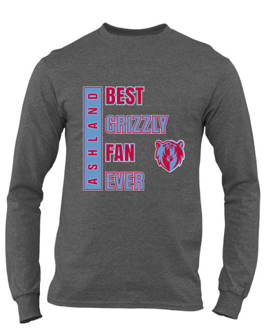 Ashland Grizzlies Best Grizzly Fan Men's LS T-Shirt