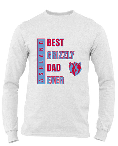 Ashland Grizzlies Best Grizzly Dad Men's Premium LS T-Shirt