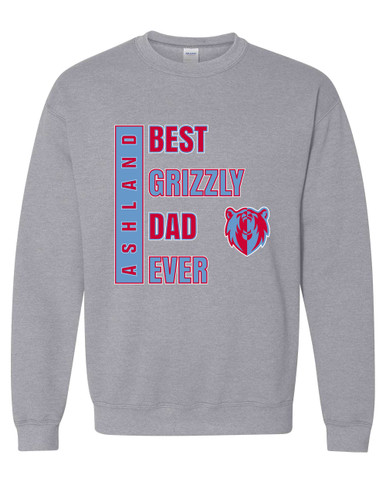 Ashland Grizzlies Best Grizzly Dad Men's Sweatshirt