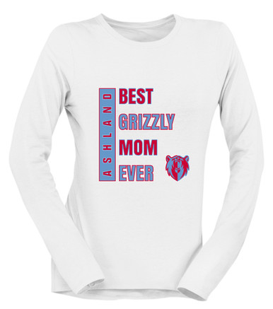 Ashland Grizzlies Best Grizzly Mom Women's Premium LS T-Shirt
